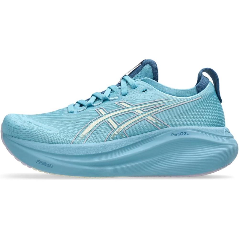 image:imageASICS Womens GelNimbus 27 Running ShoeStillwaterCream