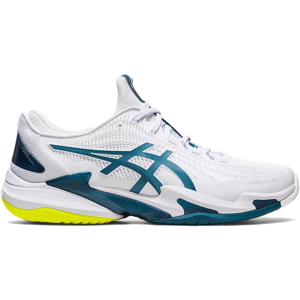 image:imageAsics Mens Court FlyteFoam 3 Tennis ShoesWhiteGris Blue