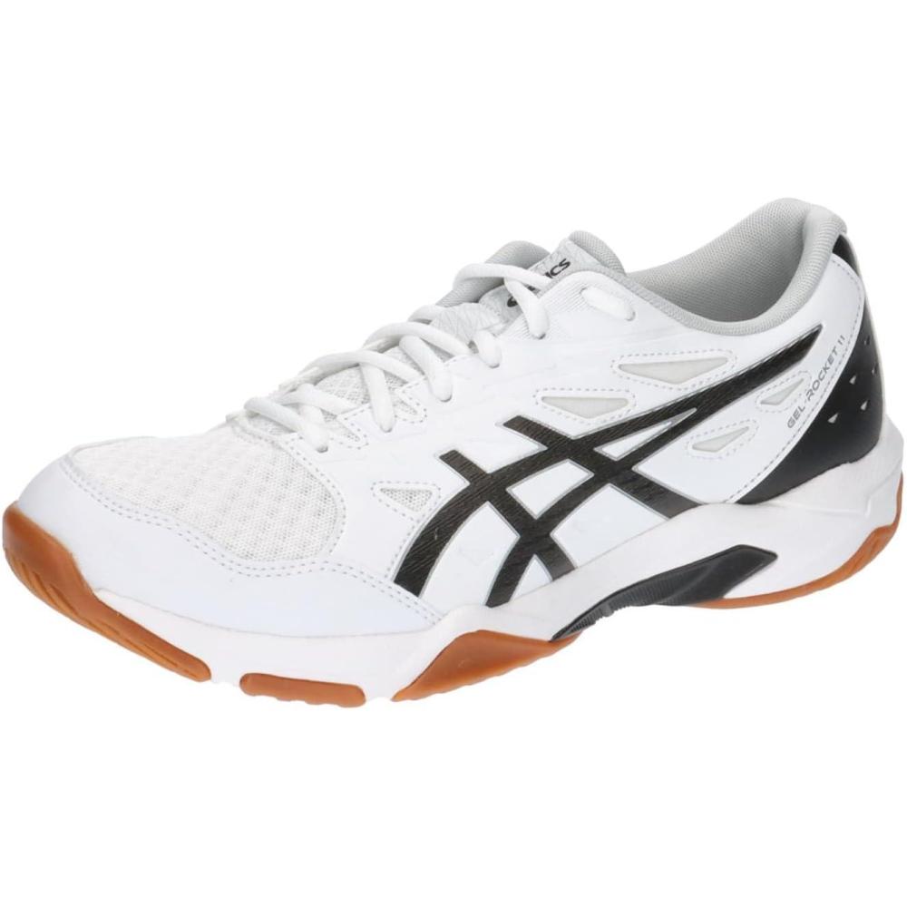 image:imageAsics Mens GelRocket 11 Volleyball ShoesWhite Pure Silver