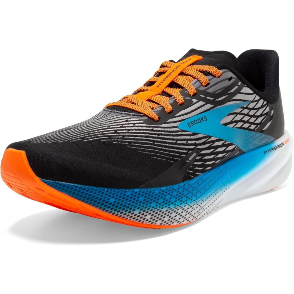 image:imageBrooks Mens Hyperion Max Neutral Running ShoeBlackGreyOrange Clown Fish