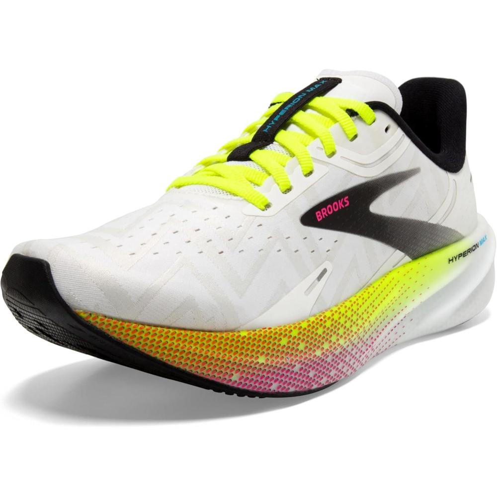 image:imageBrooks Mens Hyperion Max Neutral Running ShoeWhiteBlackNightlife
