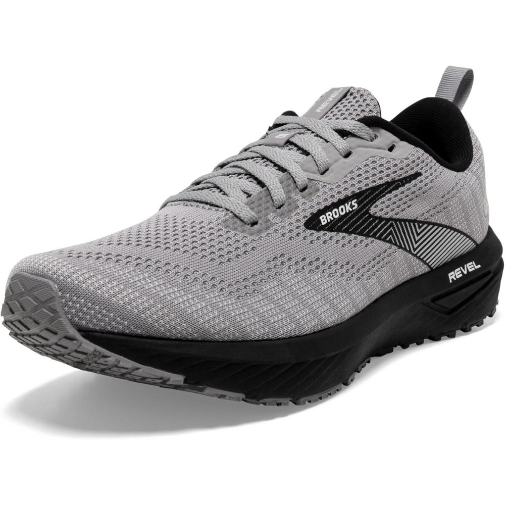 image:imageBrooks Mens Revel 6 Neutral Running ShoeAlloyPrimer GreyOyster