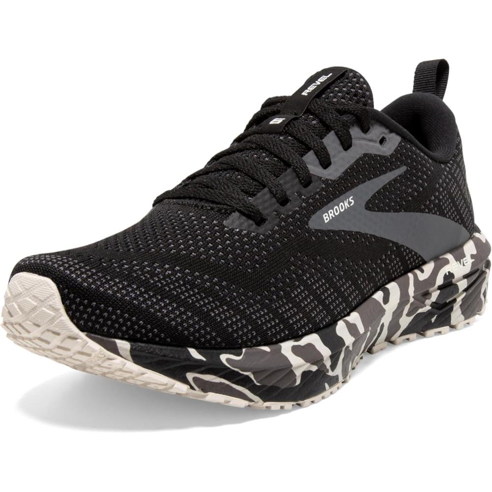 image:imageBrooks Mens Revel 6 Neutral Running ShoeBlackLuna Rock