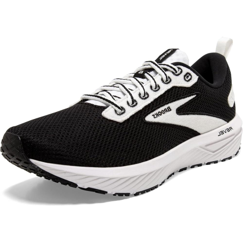 image:imageBrooks Mens Revel 6 Neutral Running ShoeBlackWhite
