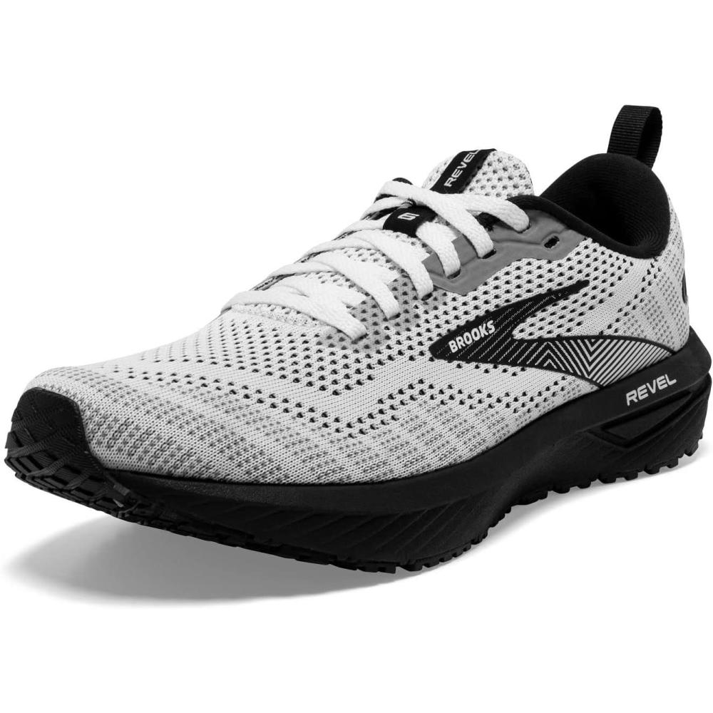 image:imageBrooks Mens Revel 6 Neutral Running ShoeWhiteBlack