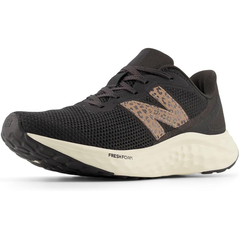 image:imageNew Balance Womens Fresh Foam Arishi V4 Running ShoeBlack CementFlat TaupeAngora