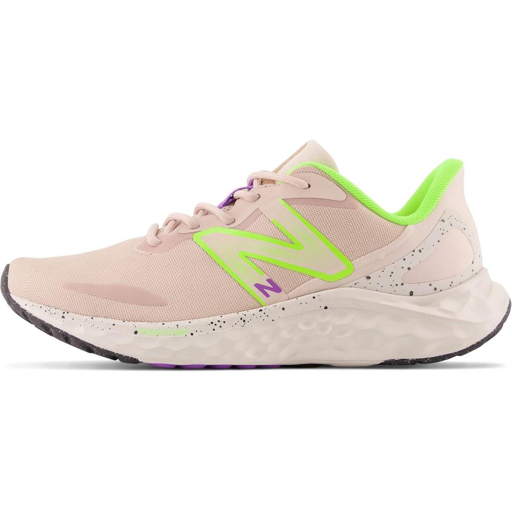 image:imageNew Balance Womens Fresh Foam Arishi V4 Running ShoeDusted ClayElectric PurplePixel Green