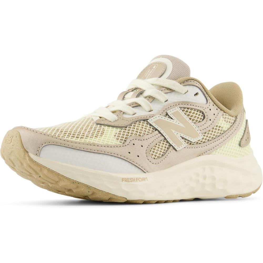 image:imageNew Balance Womens Fresh Foam Arishi V4 Running ShoeIncenseAngoraLight Gold Metallic