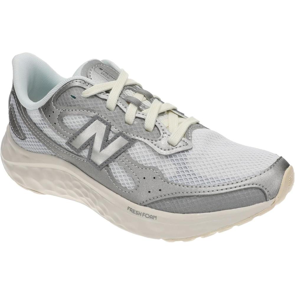 image:imageNew Balance Womens Fresh Foam Arishi V4 Running ShoeSilver Metallicreflectionwhite