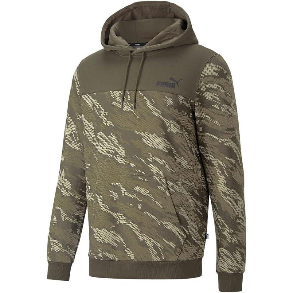 image:imagePUMA Graphic All Over Print Fleece Hoodie Grape Leaf 2XL