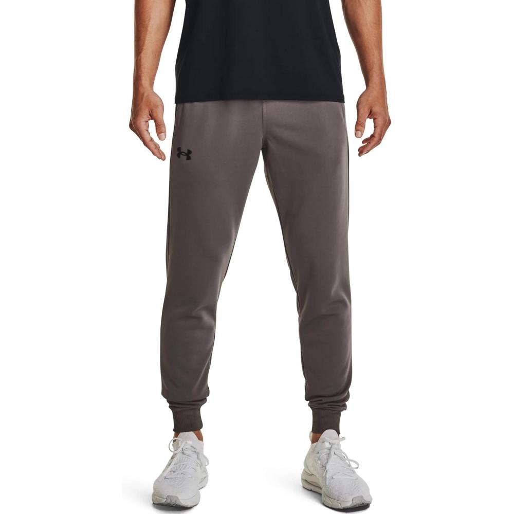 image:imageUnder Armour Mens Armour Fleece Joggers176 Fresh Clay Black