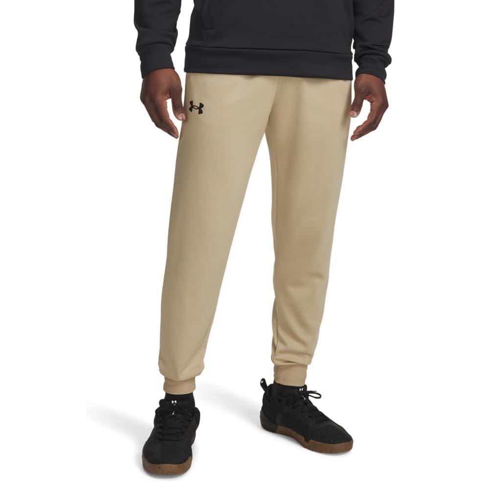 image:imageUnder Armour Mens Armour Fleece Joggers234 Field Khaki Black