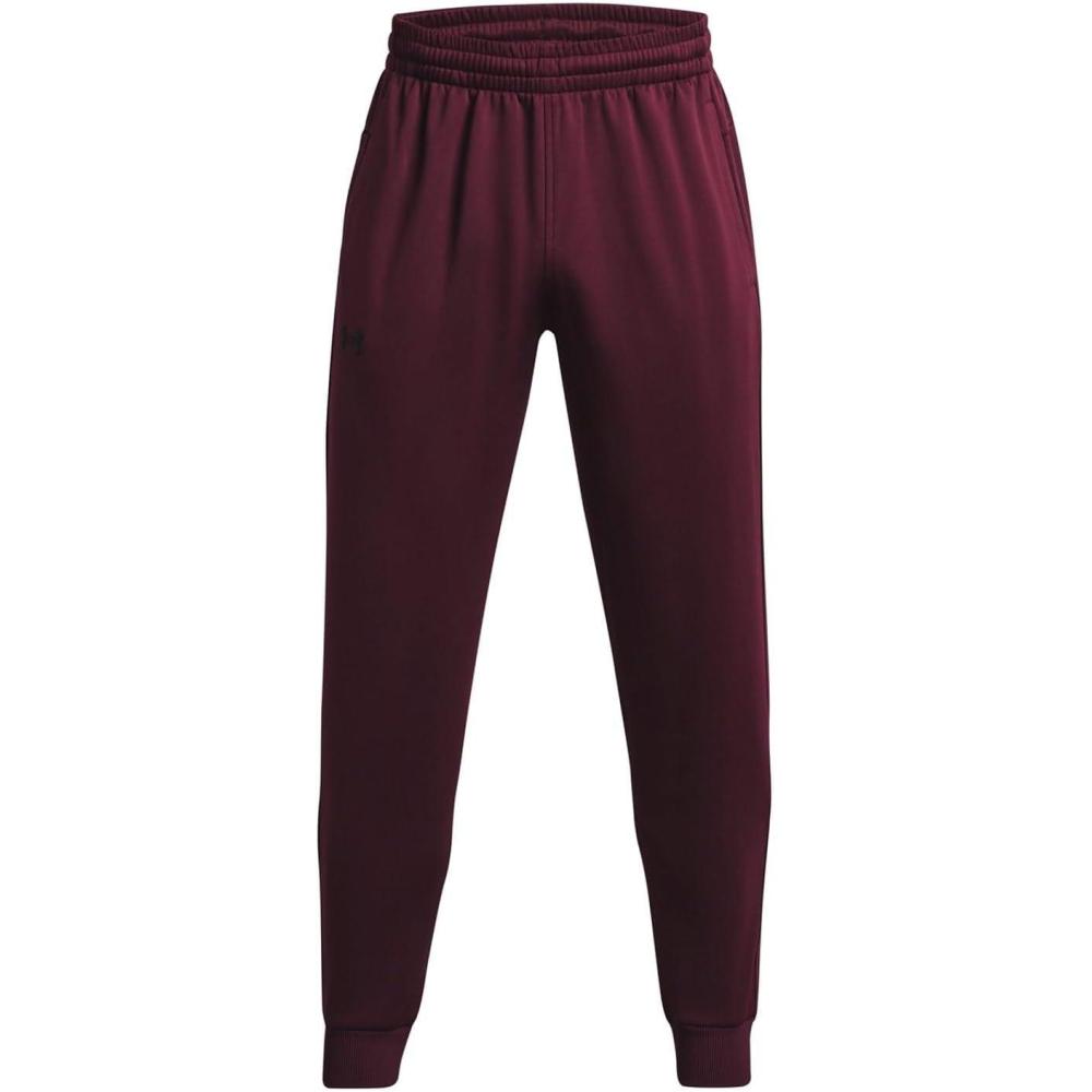image:imageUnder Armour Mens Armour Fleece Joggers600 Dark Maroon Black