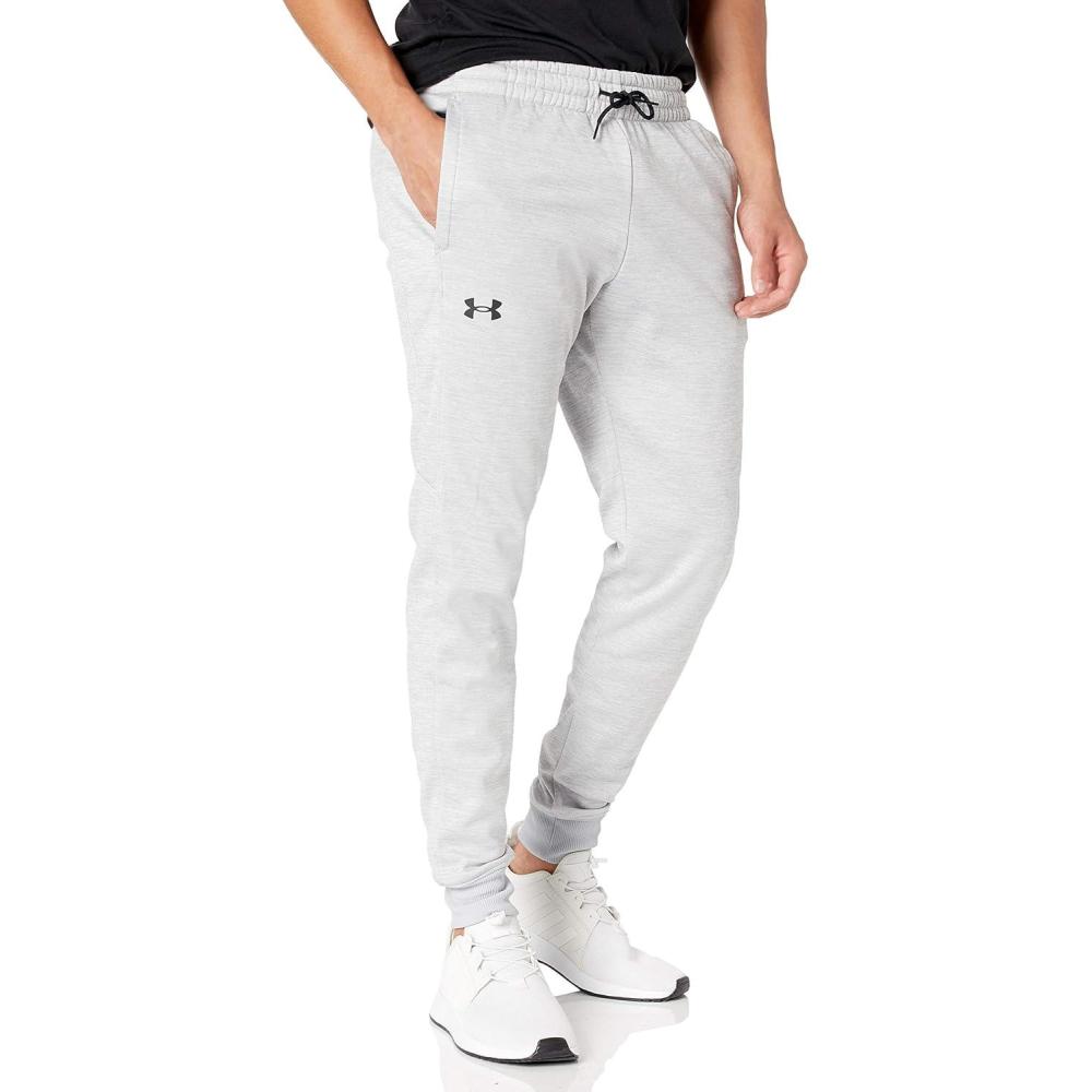image:imageUnder Armour Mens Armour Fleece JoggersMod Gray 011Black