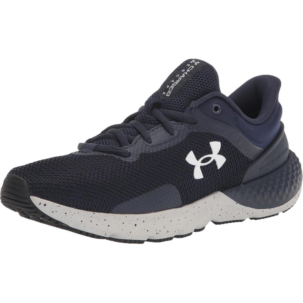 image:imageUnder Armour Mens Charged Escape 4 Running Shoe401 Midnight NavyHalo GrayHalo Gray