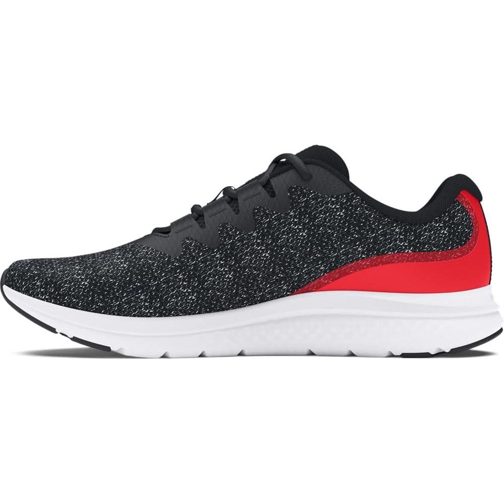 image:imageUnder Armour Mens Charged Impulse 3Running Shoe002 BlackRacer RedBlack