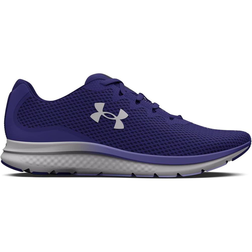 image:imageUnder Armour Mens Charged Impulse 3Running ShoeSonar BlueBlackGray Mist