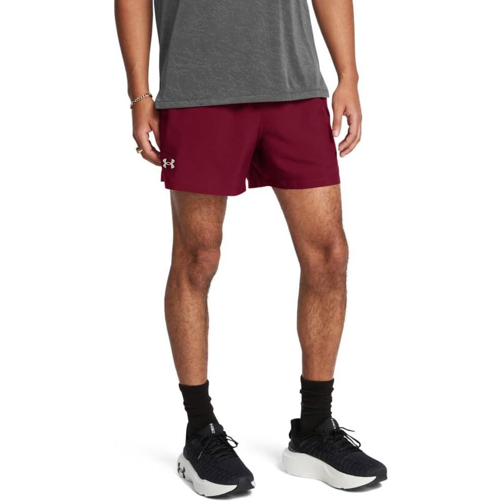 image:imageUnder Armour Mens Launch Run 5 Shorts625 Cardinal Cardinal Reflective