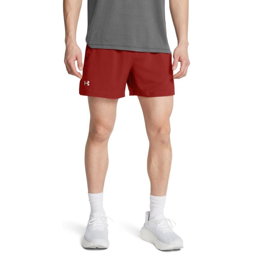 image:imageUnder Armour Mens Launch Run 5 Shorts840 Earthen Orange Black Reflective