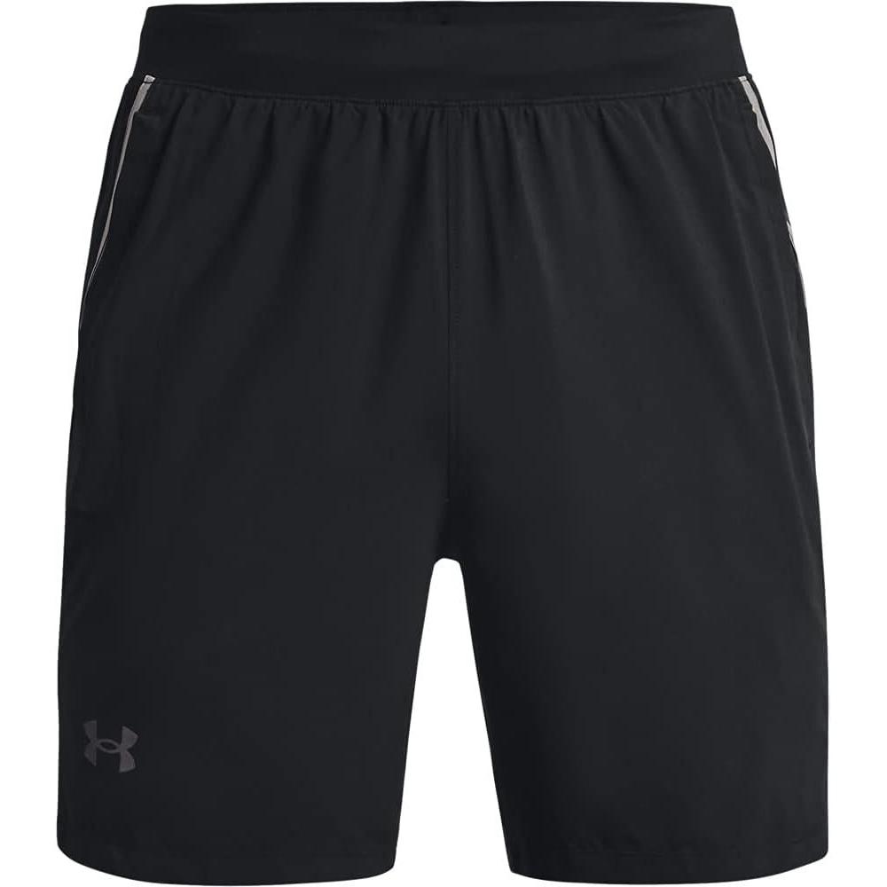 image:imageUnder Armour Mens Launch Stretch Woven 2in1 ShortsBlack 001Reflective