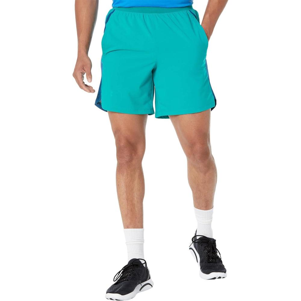 image:imageUnder Armour Mens Launch Stretch Woven 2in1 ShortsCerulean 452Reflective