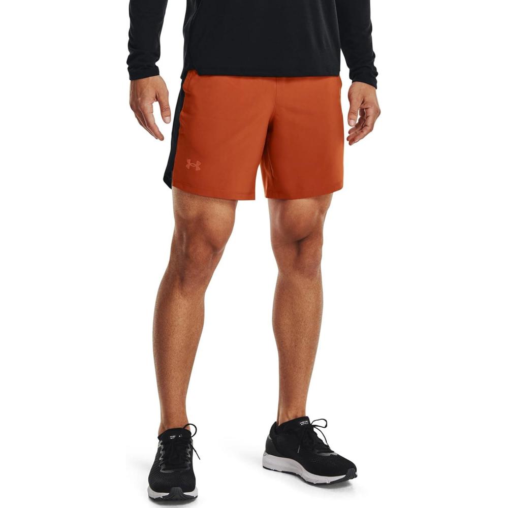image:imageUnder Armour Mens Launch Stretch Woven 2in1 ShortsFox 842Reflective