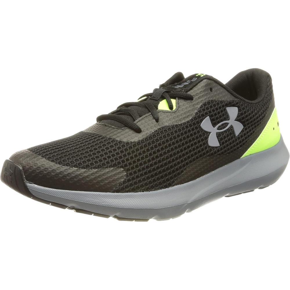 image:imageUnder Armour Mens Surge 3Running Shoe003 BlackLime SurgeGravel