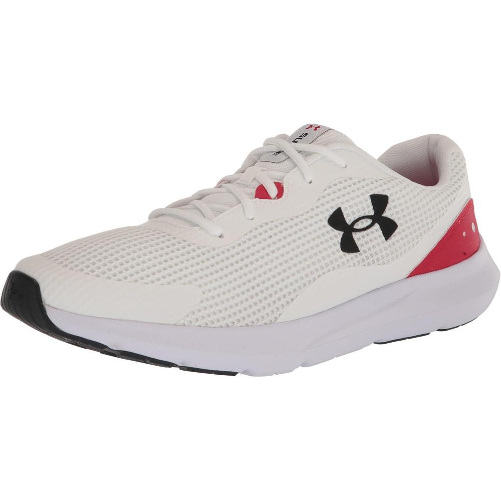 image:imageUnder Armour Mens Surge 3Running Shoe108 WhiteRedBlack