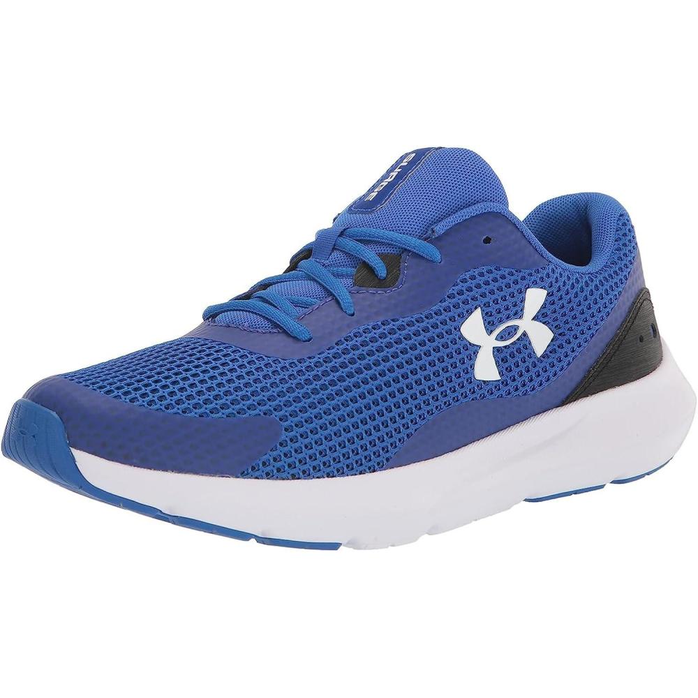 image:imageUnder Armour Mens Surge 3Running Shoe111 Pitch GrayHalo GrayTahoe Gold
