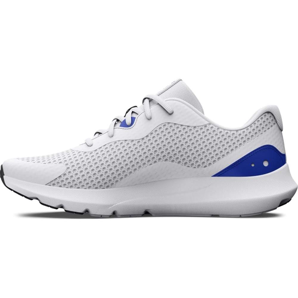 image:imageUnder Armour Mens Surge 3Running Shoe112 WhiteTeam RoyalJet Gray