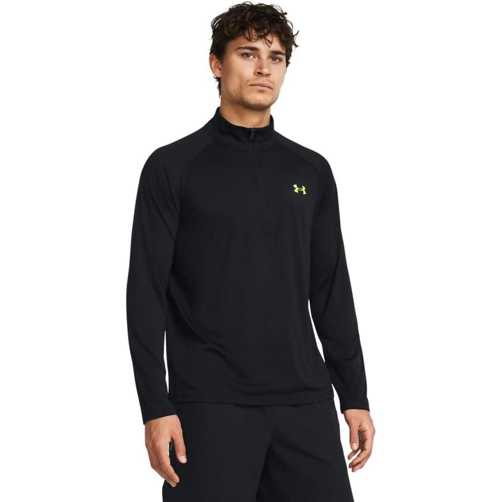 image:imageUnder Armour Mens Tech 20 Zip006 Black High Vis Yellow