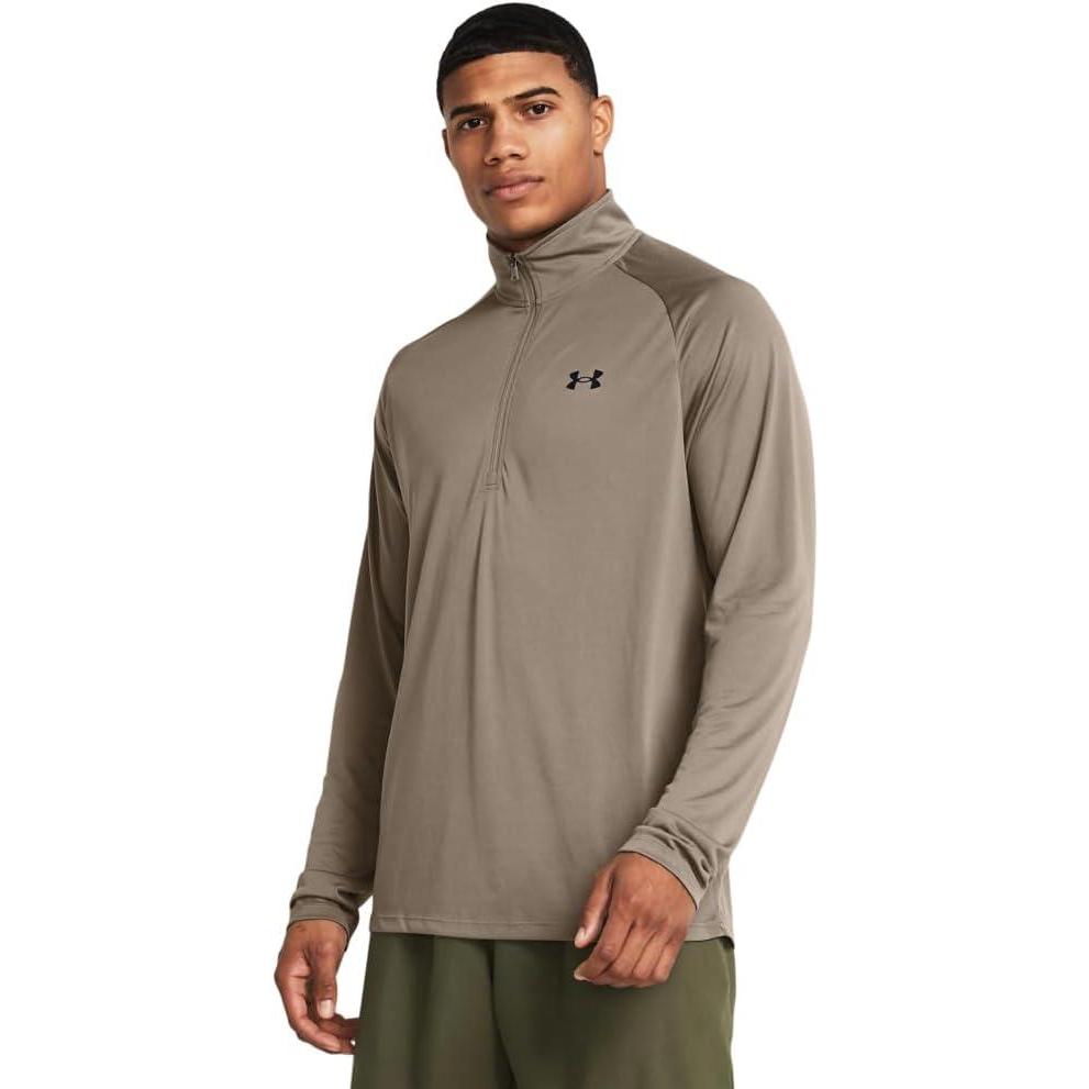 image:imageUnder Armour Mens Tech 20 Zip200 Taupe Dusk Black