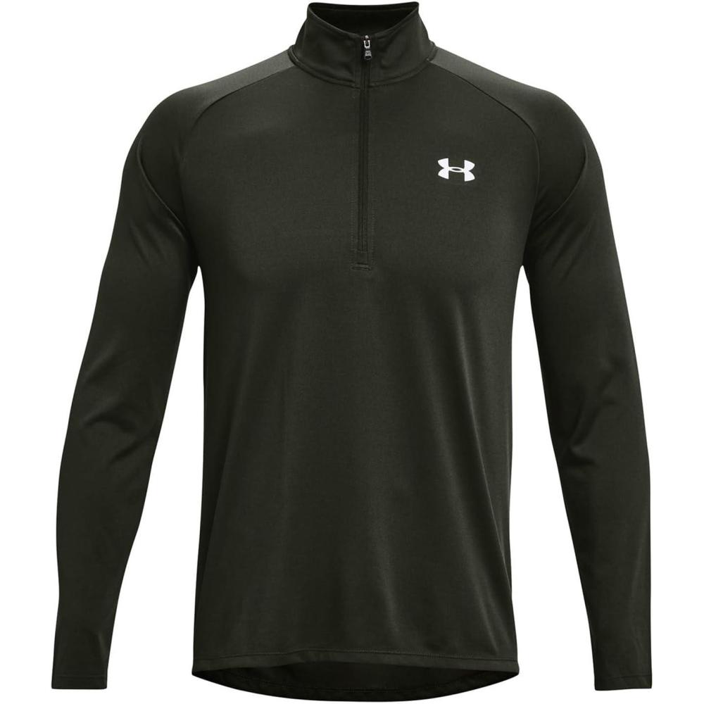 image:imageUnder Armour Mens Tech 20 Zip312 Baroque Green White