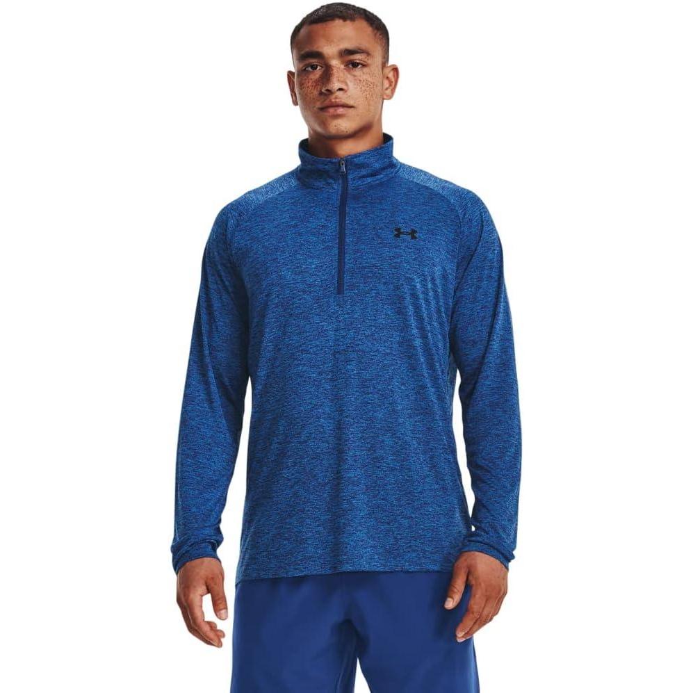 image:imageUnder Armour Mens Tech 20 Zip471 Blue Mirage Cyber Blue Black