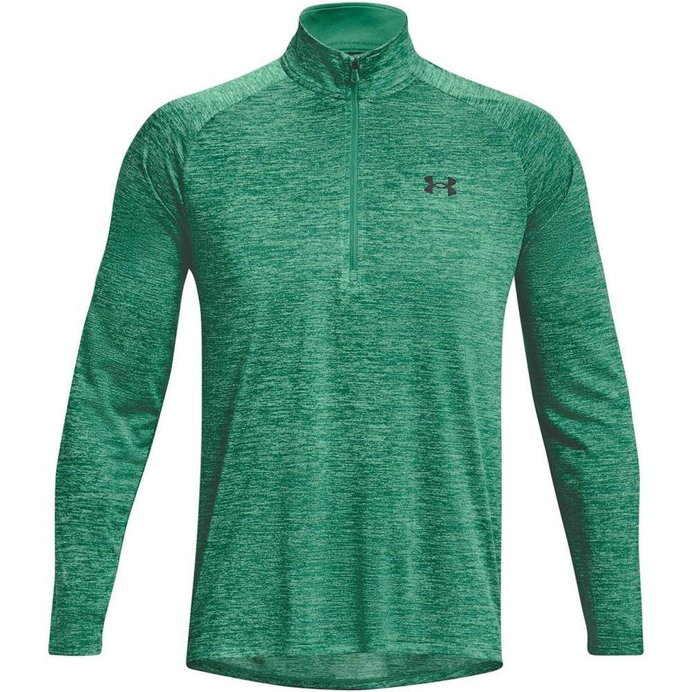 image:imageUnder Armour Mens Tech 20 Zip508 Birdie Green Coastal Teal Black
