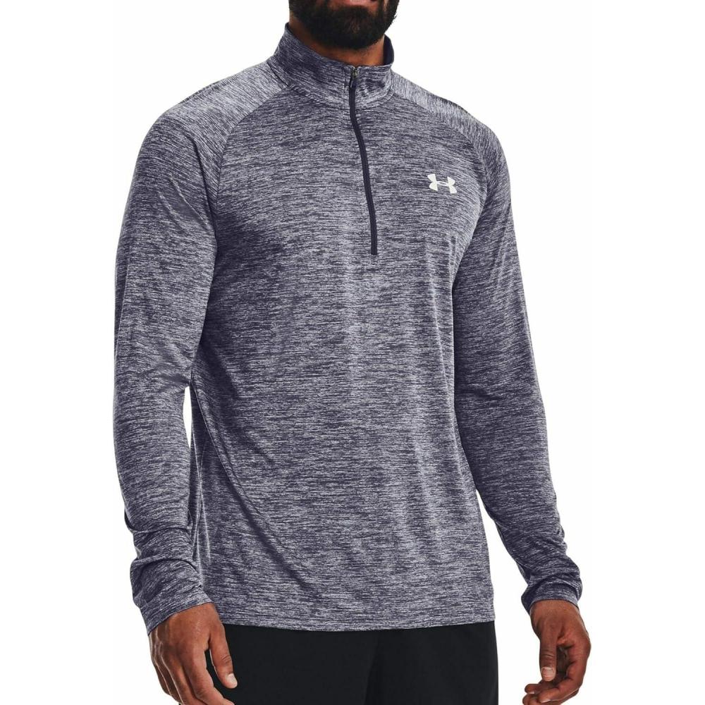 image:imageUnder Armour Mens Tech 20 Zip559 Tempered Steel Mod Gray White