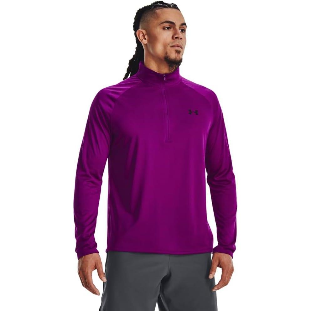 image:imageUnder Armour Mens Tech 20 Zip573 Mystic Magenta Black