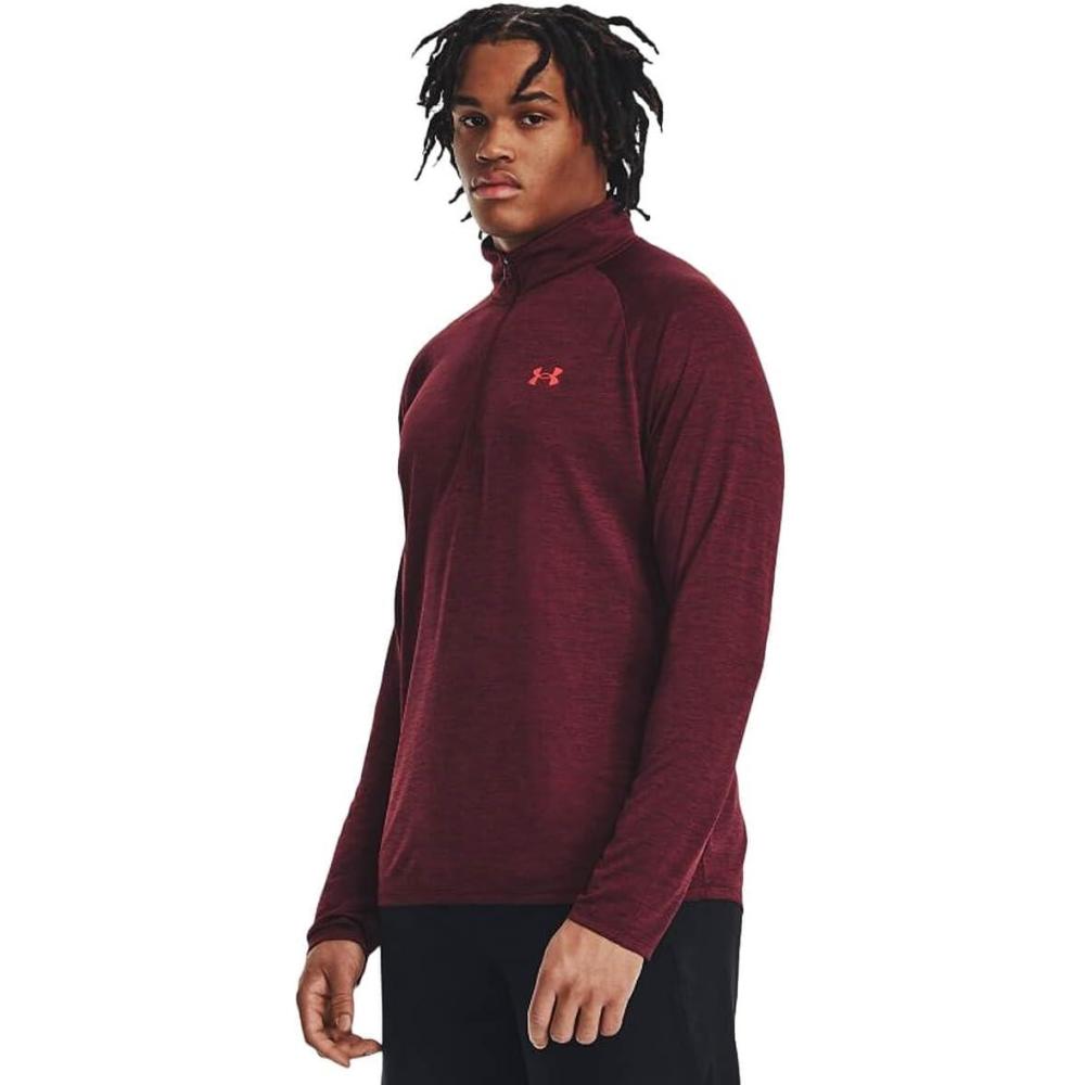 image:imageUnder Armour Mens Tech 20 Zip603 Dark Maroon Cordova Red Beta