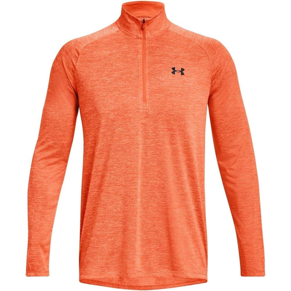 image:imageUnder Armour Mens Tech 20 Zip866 Orange Blast Orange Tropic Black