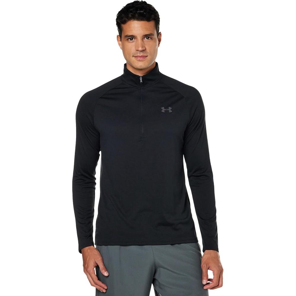 image:imageUnder Armour Mens Tech 20 ZipBlack 001Charcoal