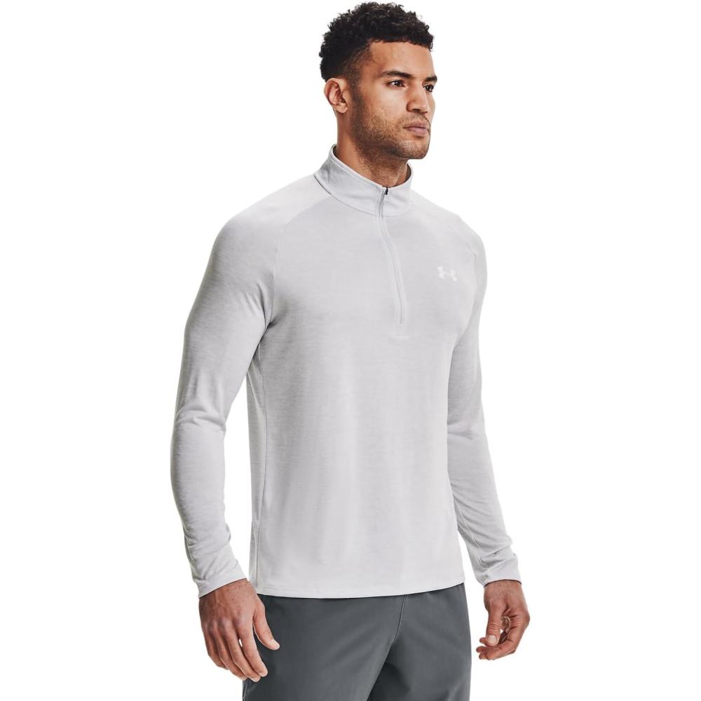 image:imageUnder Armour Mens Tech 20 ZipHalo Gray White