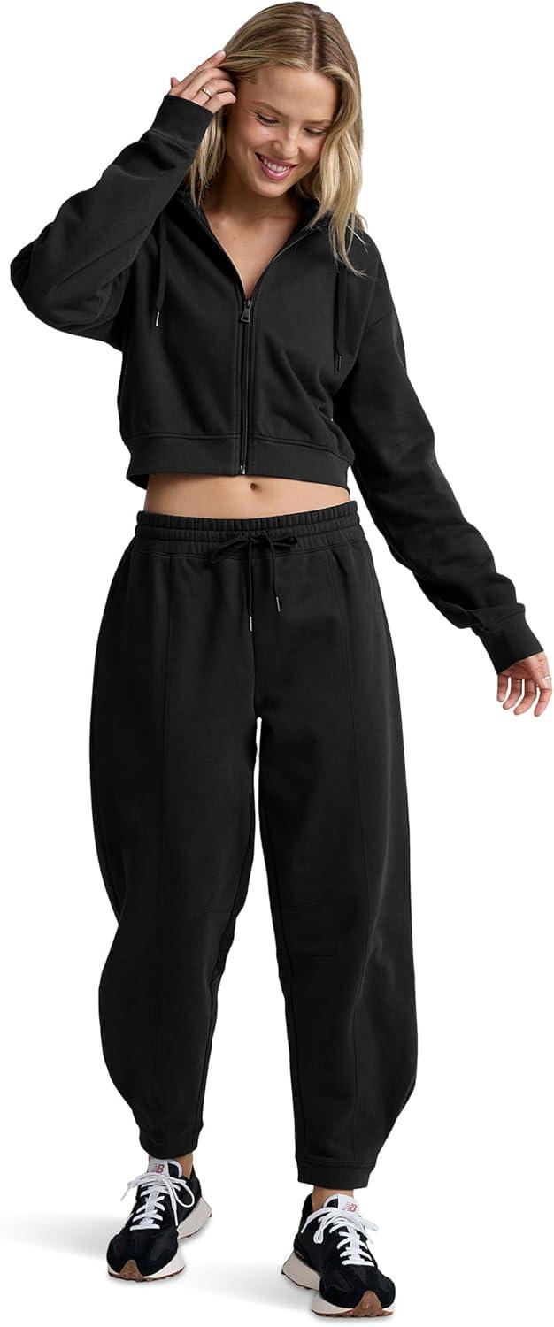 image:imageBeyond Yoga Womens Luxefleece Barrel SweatpantsBlack