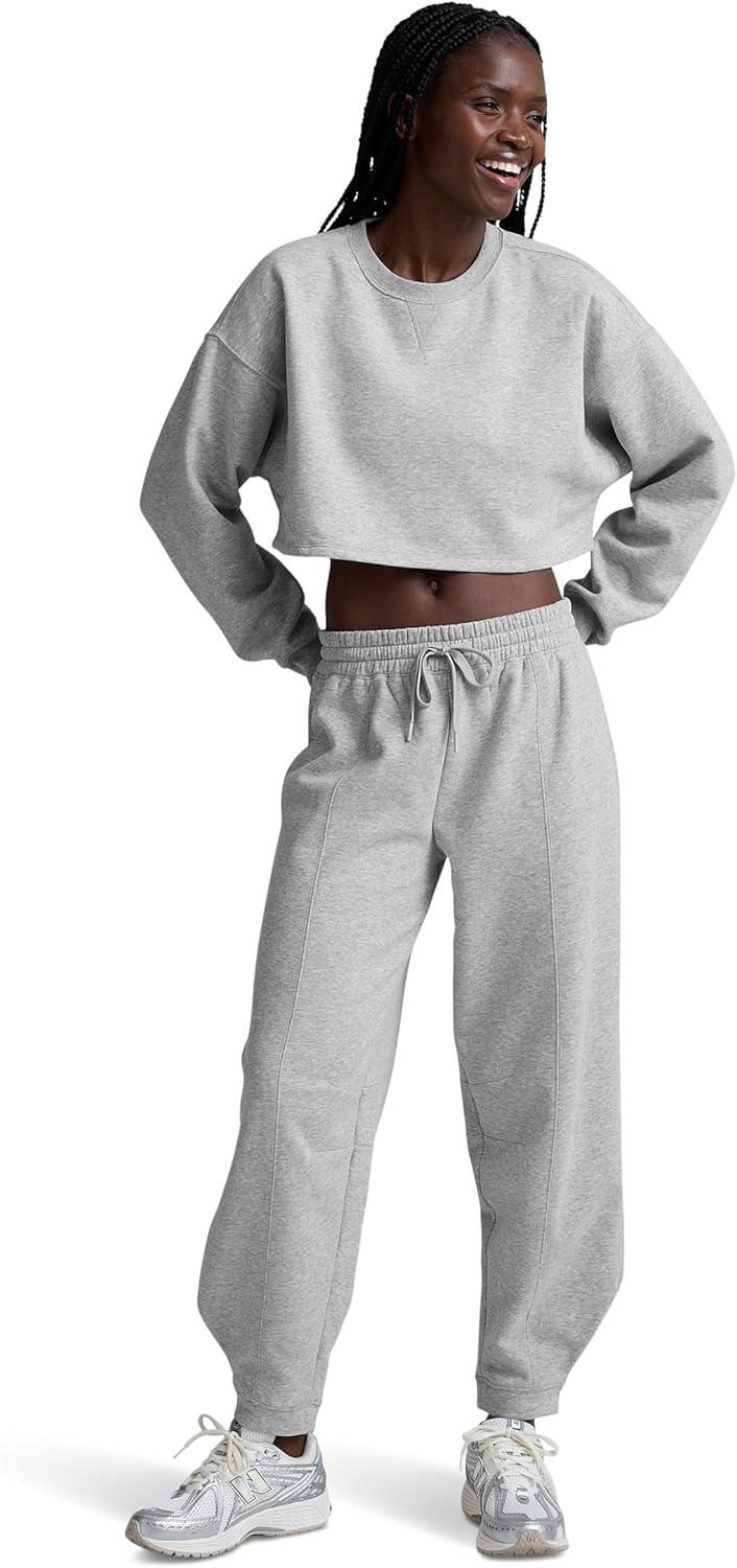 image:imageBeyond Yoga Womens Luxefleece Barrel SweatpantsLight Heather Gray