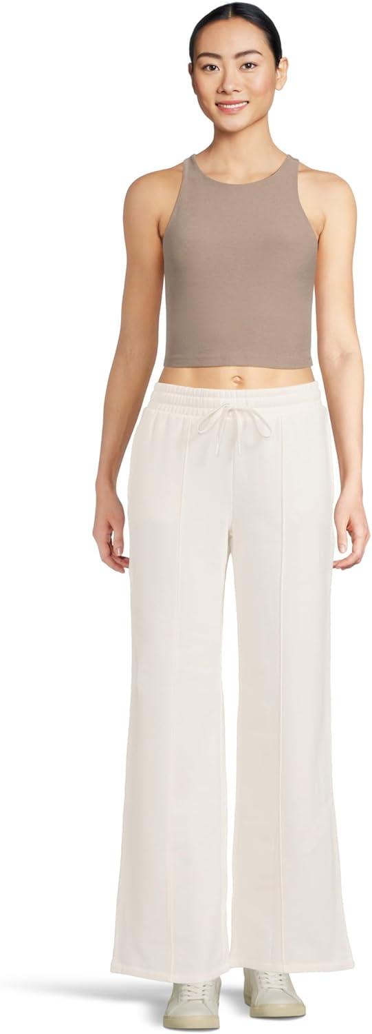 image:imageBeyond Yoga Womens Luxefleece Pintuck Wide Leg PantsFresh Snow