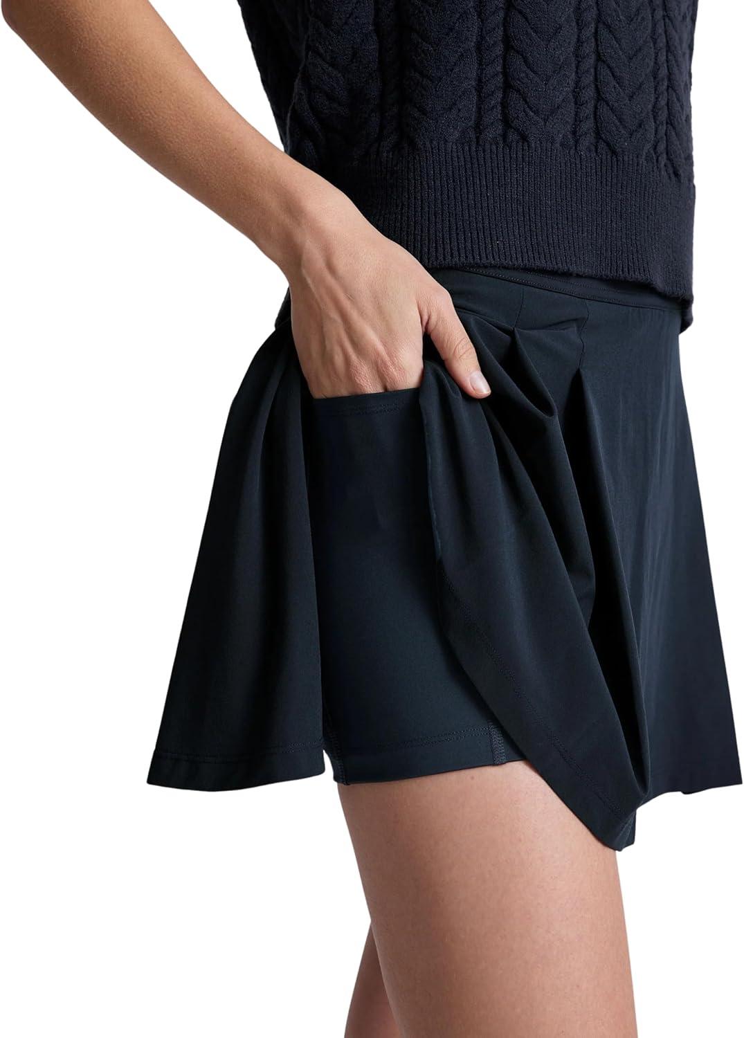 image:imageBeyond Yoga Womens Score Pleated SkirtNocturnal Navy