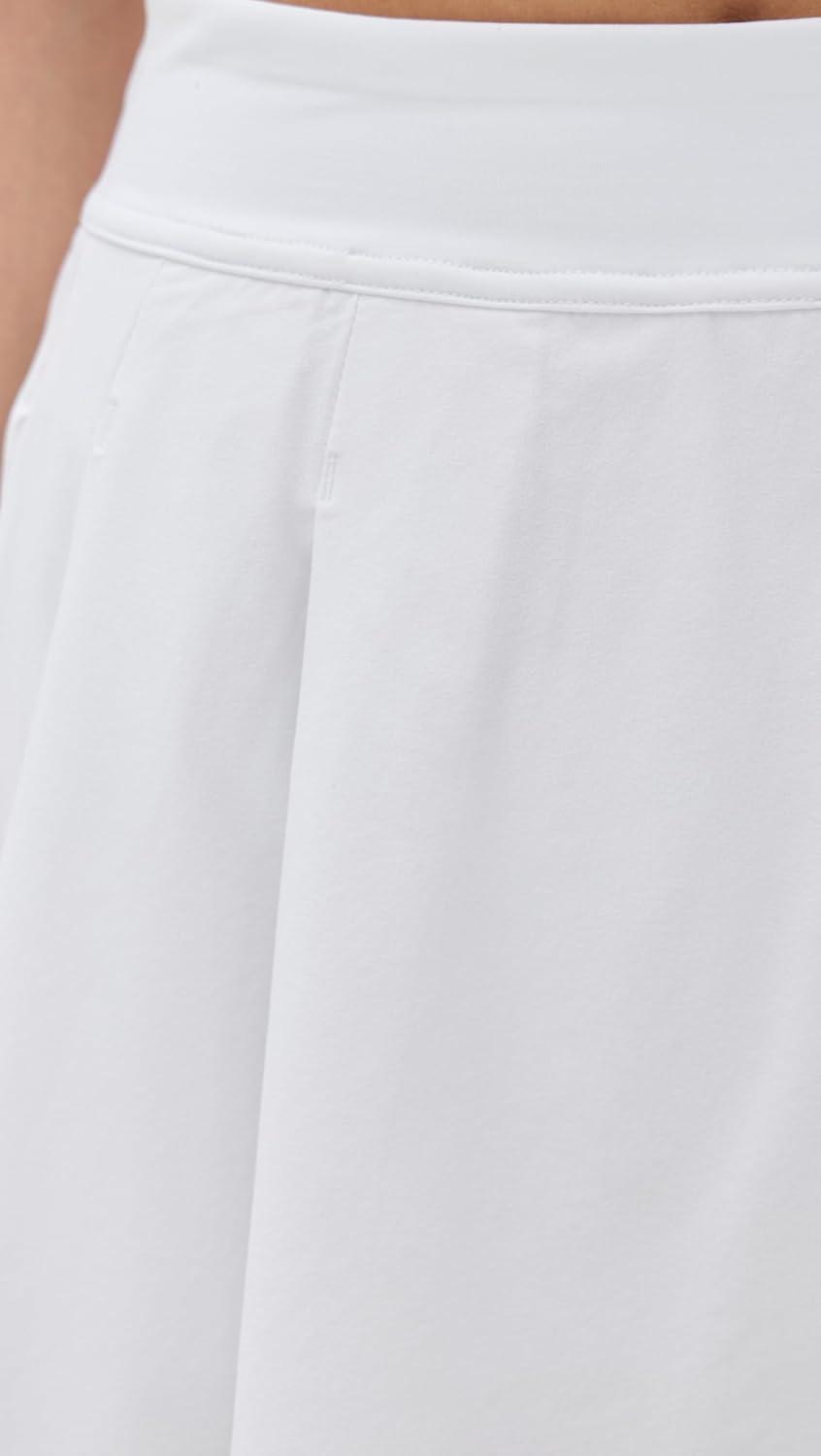 image:imageBeyond Yoga Womens Score Pleated SkirtTrue White