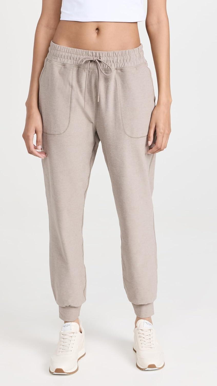image:imageBeyond Yoga Womens Spacedye Commuter Midi JoggersBirch Heather