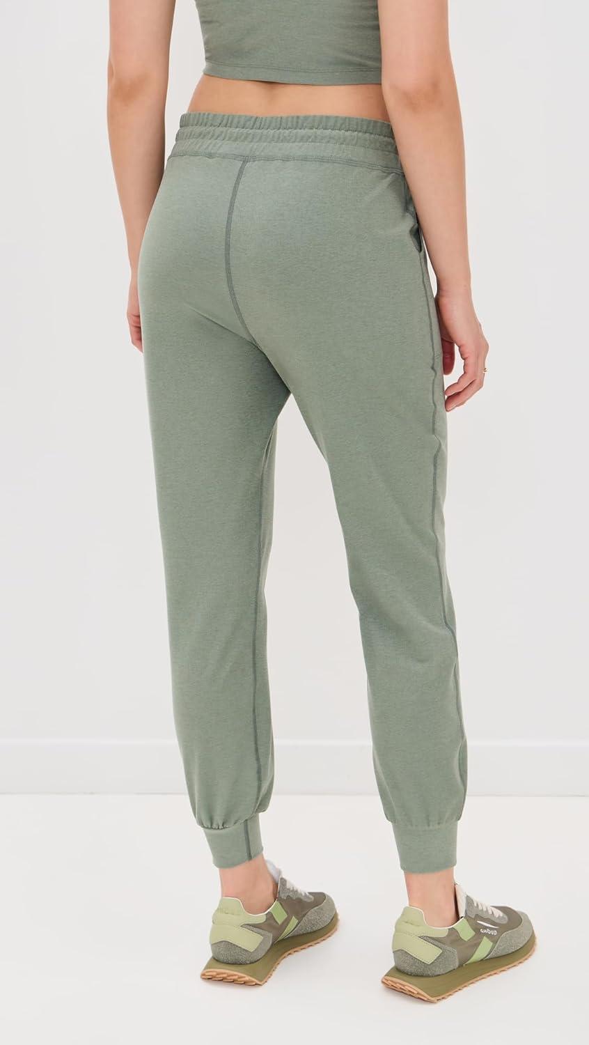 image:imageBeyond Yoga Womens Spacedye Commuter Midi JoggersGrey Sage Heather