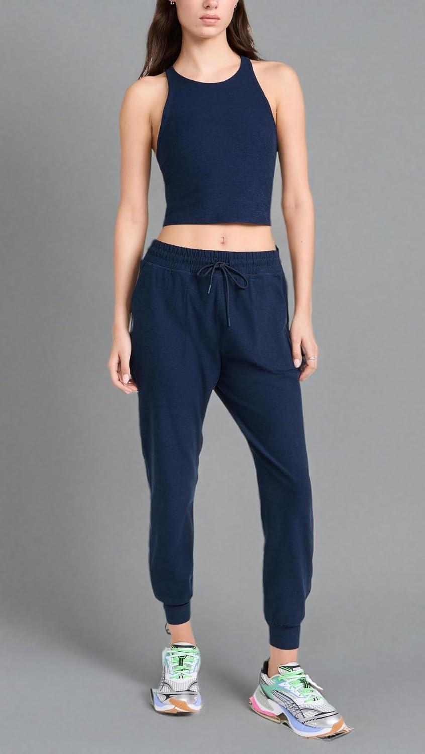 image:imageBeyond Yoga Womens Spacedye Commuter Midi JoggersNocturnal Navy