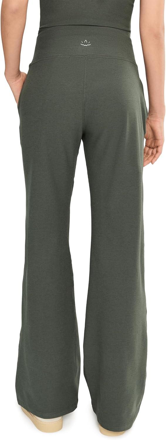 image:imageBeyond Yoga Womens Spacedye Laid Back PantDusty Forest Heather